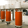 Sistema de aquecimento por indução de tanques para fundição contínua em temperatura constante na fabricação de aço