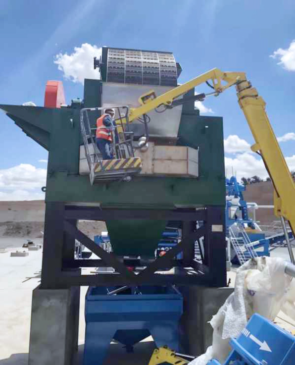 DLS Series de alta eficiência Separadores magnéticos de alto gradiente vertical
