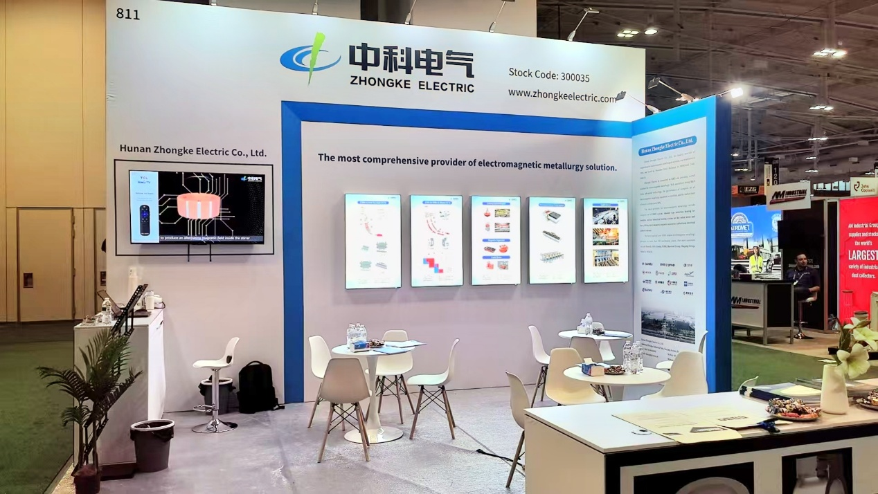 Hunan Zhongke Electric mostra solu&ccedil;&otilde;es eletromagn&eacute;ticas inovadoras na Aistech 2025 em Nashville