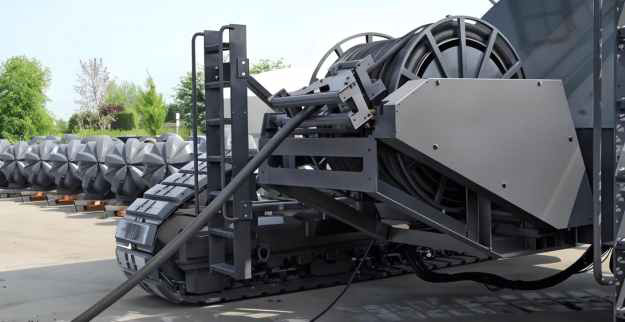 Bobina de cabo motorizado